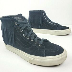 VANS OTW Fringe Women’s Shoes Size 5 Black Suede High Top Casual Sneakers